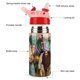 thumbnail image 3 of Los TocadosBotella de Agua con Tapa Pop Top de Un Toque, Acero Inoxidable, a Prueba de Fugas, para Deportes, Botella Infantil rosa 12 oz, 3 of 6