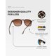 thumbnail image 5 of Anteojos de Sol Polarizados WearMe Pro Francis UV400 Retro, 5 of 6