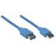 thumbnail image 2 of Cable de extensión USB Manhattan SuperSpeed USB 3.0 de 2 m, azul, 2 of 2