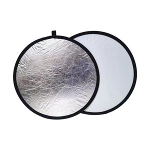 Magideal - Reflector De Luz 2 En 1, Tablero Difusor De Luz, Reflector De Fotografía Plegable Para Fotografía De Alimentos, Iluminación De Fotografía, Naturaleza , 110Cm