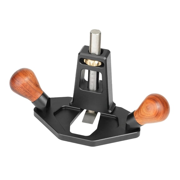 Cepilladora de madera, cepilladora de borde de piso plano, minicepilladora de carpintería ajustable portátil para pulido de superficies, alisado, reco