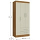 thumbnail image 3 of Combo 3 Clóset 3 Puertas 2 Cajones 180x68x35 cm Off White R32X3, 3 of 7