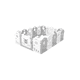 thumbnail image 1 of Corral plegable bebé armable con paneles de seguridad, gris, 1 of 3