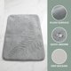 thumbnail image 3 of REGALWOVEN Alfombra de Baño Peluda, Alfombra de Baño Ultra Gruesa Absorbente de Felpa, Alfombra de Microfibra Suave Antideslizante para Ducha y Tocador Gris 32" x 20", 3 of 5
