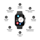 thumbnail image 3 of Pack Smartwatch Connect S03 Black+ Audífono RM7 Blue Lhotse, 3 of 7