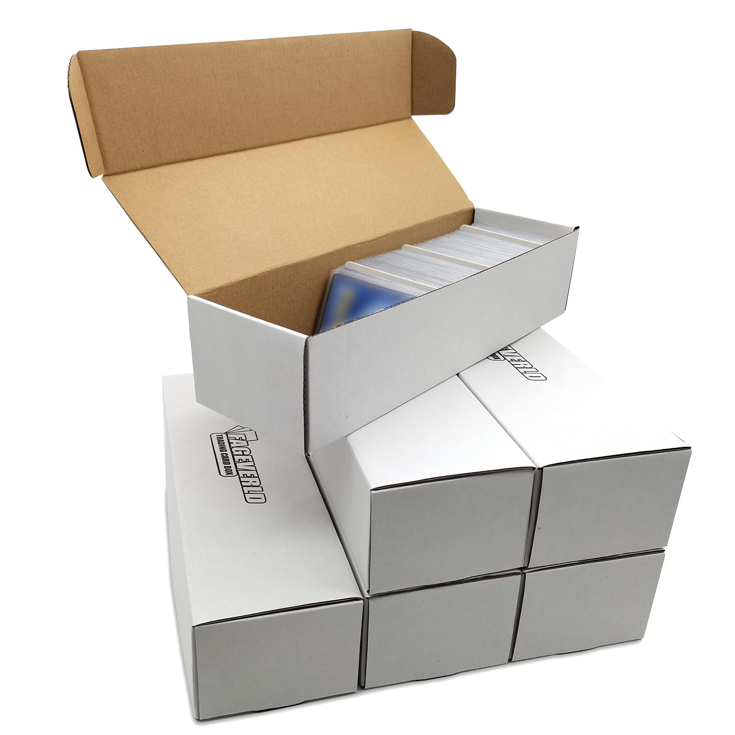 Cajas De Almacenamiento De Cartón Fageverld Para Tarjetas Coleccionables (6 Unidades)