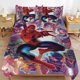 thumbnail image 2 of The Amazing Spider-Man 3 Piece Sets Full/Queen Size - Reversible Microfiber Quilts with 2 Shams Soft Lightweight Bedspread Coverlet Comforter for All Season Bed Sheets, 2 of 5