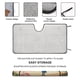 thumbnail image 2 of Sr. Magoo Parasol para Parabrisas Delantero Protector Plegable, Visera Solar para Auto Bloquea Rayos UV Mantiene tu Vehículo Fresco 130cm*70cm, 2 of 6