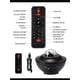 thumbnail image 2 of Proyector Galaxy Estrellas Led Parlante Bluetooth Lampara Astronauta Luz Nocturna Control Remoto Musical Olas FIGOIMPORT, 2 of 11