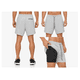 thumbnail image 2 of Short Deportivo Hombre Pantalones Cortos Secado Rápido Sport GRIS CLARO TALLA M, 2 of 5