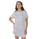 thumbnail image 1 of Camisa de Dormir Mujer Poliéster Rayas Gris Corona, 1 of 5