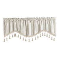 Magideal - Cortina De Ventana De Bolsillo Para Barra, Cortinas De Ventana Pequeña, Cenefa, Tratamientos De Ventana Pequeña Transpirable, Cortinas De Nivel Corto Beige