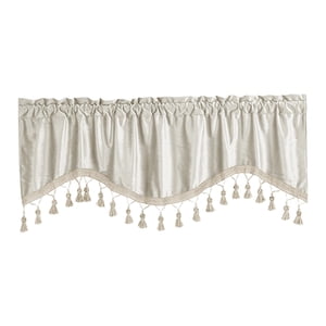 Magideal - Cortina De Ventana De Bolsillo Para Barra, Cortinas De Ventana Pequeña, Cenefa, Tratamientos De Ventana Pequeña Transpirable, Cortinas De Nivel Corto Beige