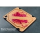 thumbnail image 3 of Tabla de cortar Toptier de fibra de madera antideslizante, 44 x 33 cm, natural, 3 of 7