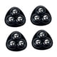 thumbnail image 3 of 4 Piezas De Deslizadores De Ruedas Autoadhesivos Para Contenedores De Almacenamiento De Pequeños Electrodomésticos, Color Negro, 3 of 3