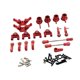 thumbnail image 5 of Conjunto Combinado De Piezas De Repuesto De Coche Teledirigido, Accesorio Para Wltoys 1/28 K989 K979 K969 RC Car Rojo, 5 of 5