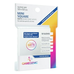 Gamegenic - Fundas Protectores Matte Gg - Square Mini (53 X 53 Mm)