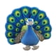 thumbnail image 2 of Infant Vivid Animal Doll Peluche Relleno PP Algodón Pavo Real Juguete Decoración Azul, 2 of 3