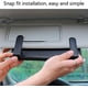 thumbnail image 5 of Porta pañuelos para coche, porta pañuelos de cuero sintético para coche, para accesorios de visera y asiento trasero, caja de pañuelos de papel (negro), 5 of 5
