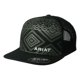 thumbnail image 1 of Gorra ARIAT Aztec Flat Bill Flex Fit 110 para hombre, color negro, 1 of 6