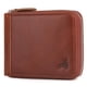 thumbnail image 1 of Billetera CALFART RFID de cuero con cremallera y bolsillo para monedas, 1 of 7