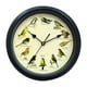 thumbnail image 1 of Reloj Musical De Pared Con Sonido De Pájaros, Funciona Con Pilas, Para Decoración Interior Del Hogar, Negro, 25cm, 1 of 5
