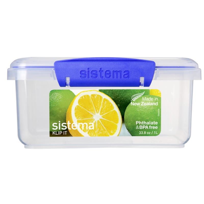 Sistema - Hermético Rectangular 1 Litro Klip