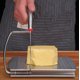 thumbnail image 3 of Slicer de queso, cortador de queso multipropósito Slicers de queso de acero inoxidable para bloque de queso, mantequilla, salchichas, frutas Gadget de cocina tabla de corte de queso (tipo de, 3 of 3