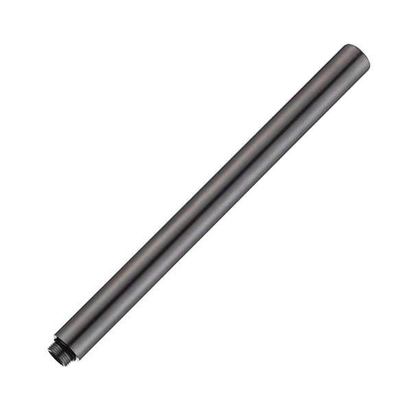 Extensión de tubo de ducha, tubo de extensión de brazo de ducha, extensor de cabezal de ducha de 30 cm a prueba de fugas de acero inoxidable para Gris
