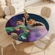 thumbnail image 4 of Elio theme Fitted Round Tablecloths Elastic Edged Table Covers Waterproof Table Cloth For Kitchen Holiday Party Tables Decor 120cm, 4 of 6