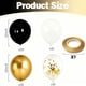 thumbnail image 3 of Globos PURPLIZATION 60 piezas 12" negro y dorado con confeti, 3 of 7