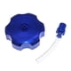 thumbnail image 2 of Tapas De Tanque De Combustible De Gas Hexagonales Mini CNC De Moda Para ATV Dirt Bike Azul, 2 of 5
