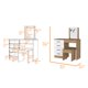 thumbnail image 5 of Mueble Tocador Con Espejo Y 4 Cajones Fm-001c - Cafe Claro, 5 of 5