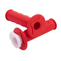 Magideal - 2 Uds Empuñaduras De Mano Para Motocicleta, Empuñaduras De Moto De Cross, Piezas De Repuesto, Empuñaduras De Manillar, Empuñadura De Motocicleta Para Rojo