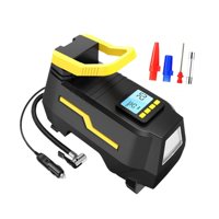 Magideal - Inflador De Neumáticos De Coche Con Cable De 12V, Compresor De Aire, Luz De Emergencia Versátil Portátil Para Automóviles, Baloncesto, Inflado Rápido