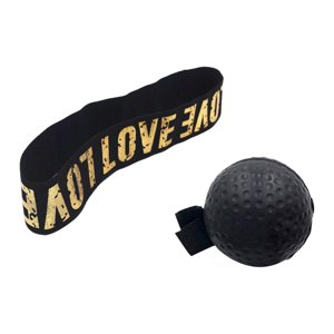 Ioensy - Diadema Con Pelota De Reflejo De Boxeo Para Niños Y Adultos, Pelota De Boxeo Con Reflejos, Pelotas De Reacción, Bola Negra