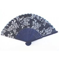 Feng Shui Import - Paño De Estilo Japonés Importado Con Forma De Abanico De Feng Shui Con Flores