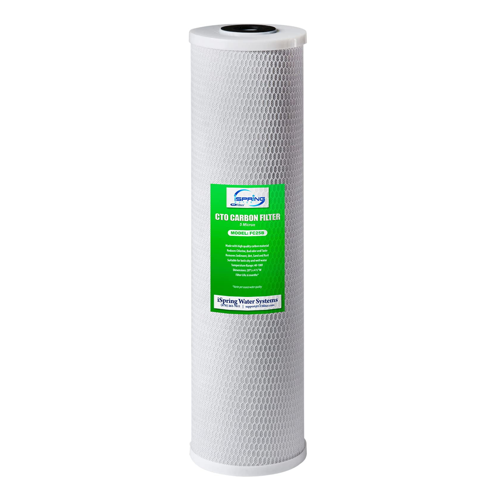 Cartucho De Repuesto Para Filtro De Agua Ispring Fc25b Cto