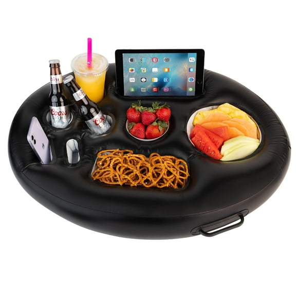 Soporte inflable flotante para bebidas Zone Tech para piscina o jacuzzi