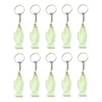 Bothyi - 10 Uds. Llaveros Católicos Organizador De Llavero Religioso Para Navidad Amigos Verde