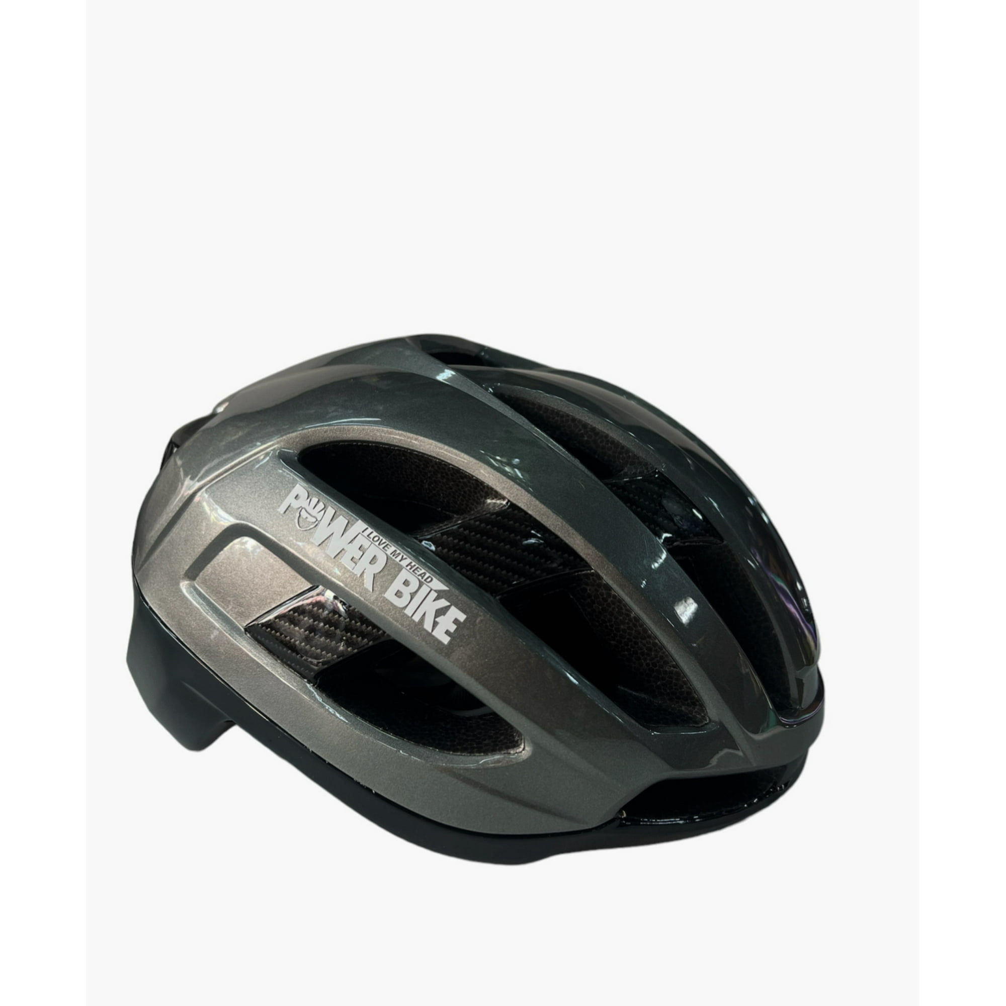 Casco Gravel Powerbike Talla S-m Gris