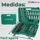 thumbnail image 3 of Set Caja De Herramientas 216 Piezas Dados Y Llaves Acero Cromo, 3 of 9