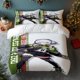 thumbnail image 1 of 3pcs Zero-Zenlesszone Silvery Hair Mecha Battle Illustration Printed Bedding Set Polyester Wear- and Wrinkle-, 1 of 1