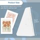 thumbnail image 2 of Soporte para caballete Lineco 23 cm blanco, paquete de 50, autoadhesivo, 2 of 7