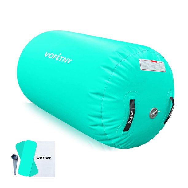 VOFiTNY Barril Inflable de Gimnasia 1,0 m L x 1,0 m D Colchoneta Octogonal para Volteretas y Flexiones, Entrenador de Retroflexión para Hogar/Gimnasio (Sin Bomba)