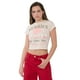 thumbnail image 1 of Polera Mujer Ajustada Manga Corta Beige Corona, 1 of 5