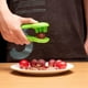 thumbnail image 4 of Get Creative in the Kitchen with our 1pc Grape Tomato Cherry Strawberry Cutter - No Blade, Green Multifunctional Vegetable and Fruit Cutter for Kids and Adults. Perfect Christmas Gift!, 4 of 5
