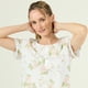 thumbnail image 4 of Pijama de Mujer New Cuore Pantalon Largo Blanco Flor, 4 of 4