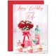 thumbnail image 1 of Tarjeta de cumpleaños Giftzie Heartfelt para esposa con rosas rojas y magdalenas, 1 of 7