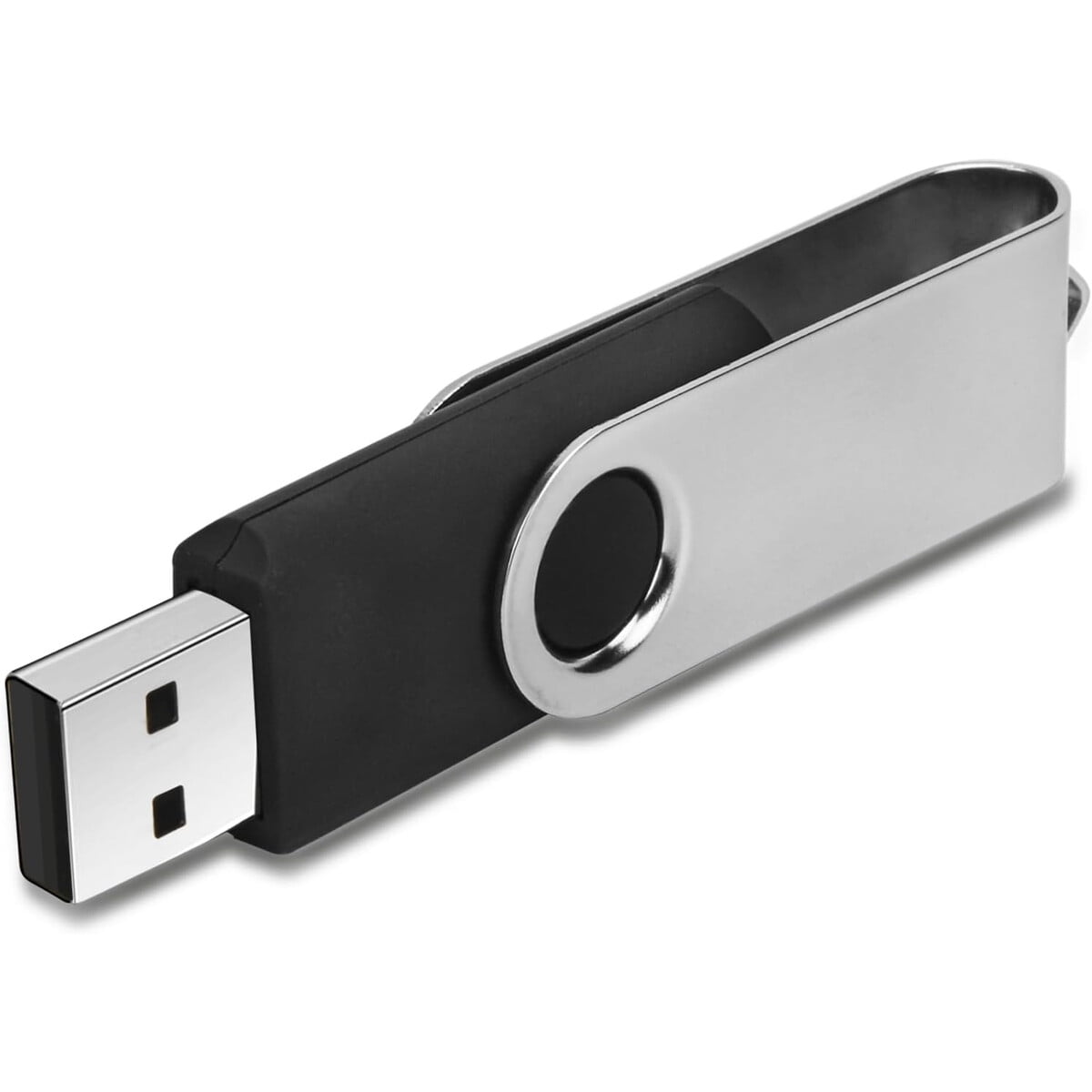 Pendrive Imeason 16gb Usb 2.0 Negro Con Llavero Swivel